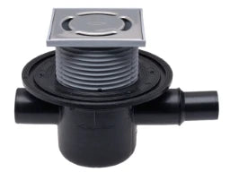 HUTTERER & LECHNER HL300 Bodenabl. DN50 waagr m. Zulauf DN40/50. 123x123mm/115x115mm – HL300