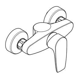 KLUDI Kludi Pure&Solid Brausemischer DN15 eigensicher – 348410575