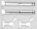 WEMEFA WEMEFA Garn.Radiator-Aufhaengung Fig.91V (Nr.2x672 u.2x593 =10-302-2) f. VONO HK – 10-302-2