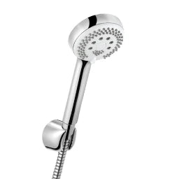 KLUDI Kludi Logo Wannen-Brauseset 3S, chrom – 6803005-00