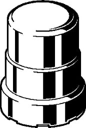 VIEGA Viega Verschlusskappe mit SC Megapress 4256 in 3/4 Zoll Stahl Zn-Ni besch. – 694 913