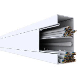 GGK Brüstungskanal PVC 60x130 incl. Oberteil reinweiß RAL 9010 – 17999