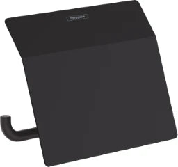 HANSGROHE HG AddStoris Papierrollenhalter mit Deckel mattschwarz – 41753670