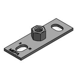 MEFA Grundplatte Typ I, Anschluss M16 Platte 108x35x4 mm – 059008802