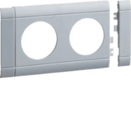 HAGER Blende 2-fach STD OT 80mm alu – GB08020LAN