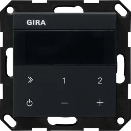 GIRA UP-Radio IP System 55 Schwarz m – 2320005