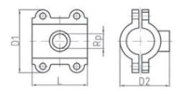 FISCHER GEORG FITTINGS Primofit Dichtschelle lang Fig. 712055 6/4" – 775712055
