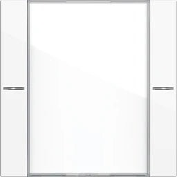 GIRA Wippenset 1f BSF Tastsens.4 System 55 Kl ar/Reinweiß – 577103