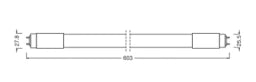 LEDVANCE LED TUBE T8 UNIVERSAL PERFORMANCE 600 mm 7.5W 840 – 4099854026157