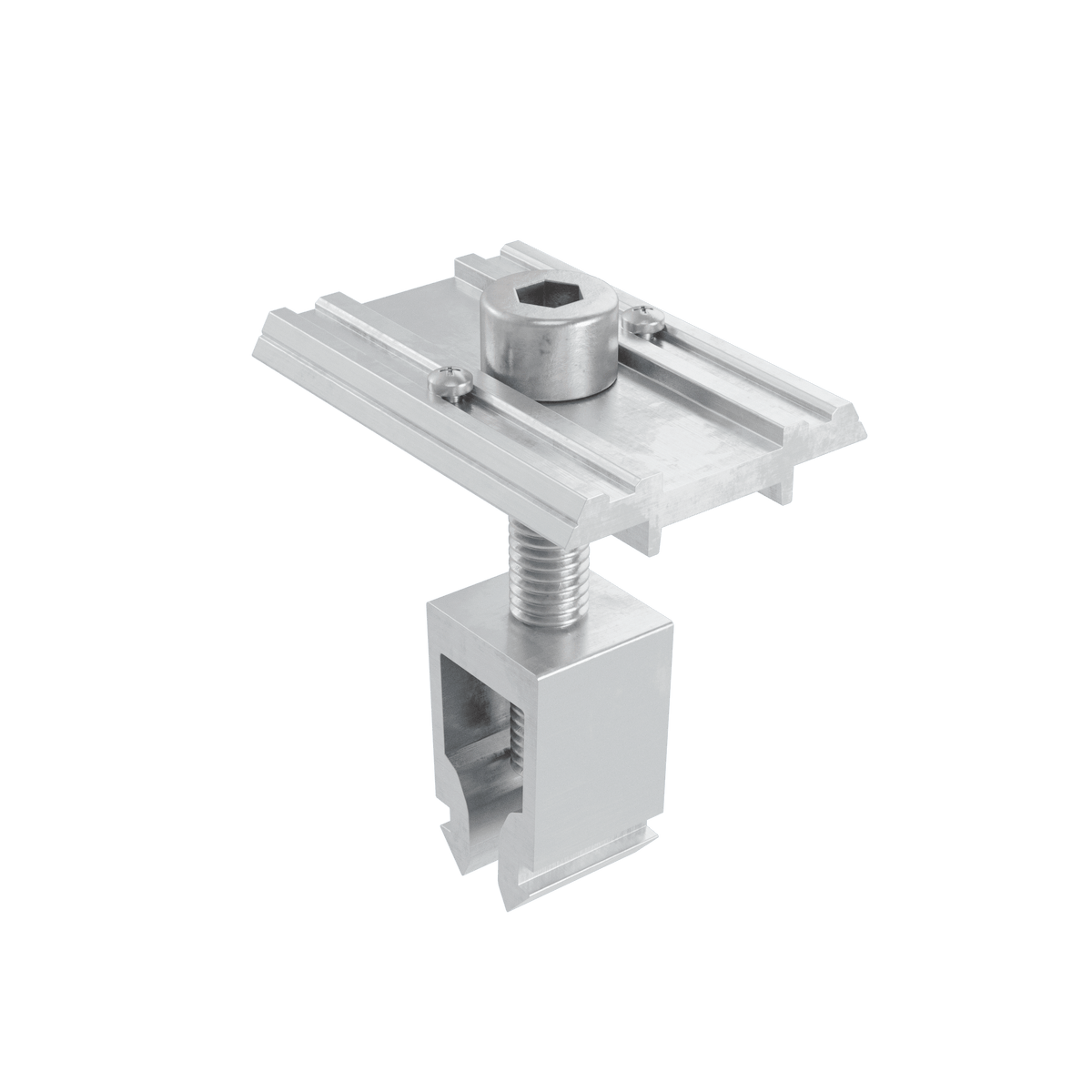 Alumero easyCLAMP Mittelklemme mit Pin, 28 - 42 mm, silber - 802301CP128-42