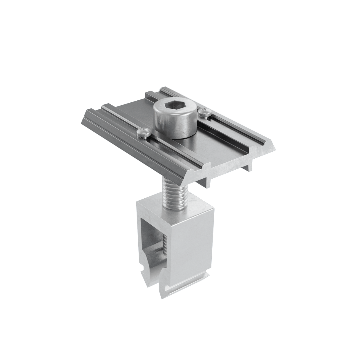 Alumero easyCLAMP Mittelklemme mit Pin, schwarz, 28 - 42 mm - 802391CP128-42