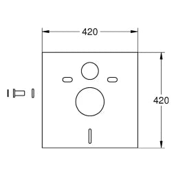 GROHE Grohe-Dal WC Schallschutz-Set – 37 131 000