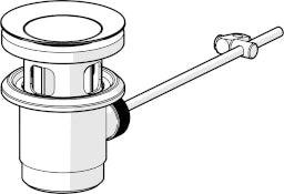 HANSA Hansa Ablaufgarnitur für Mix-EH-Mischer komplett, chrom – 59 904 620