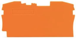 WAGO Abschluss- und Zwischenplatte 1 mm dick, orange – 2006-1292