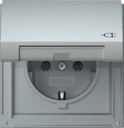 GIRA SCHUKO KD Gira TX_44 F Alu – 445465