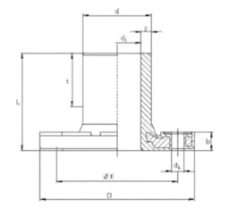 ALIAXIS Frialen Schweissflansch T.EFL OEVGW-gepr.f.Wasser PN16 da160 DN150 – 615421