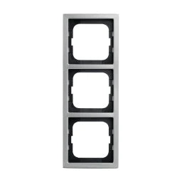 BUSCH-JAEGER Rahmen 3-fach Pur Edelstahl – 2CKA001754A4319