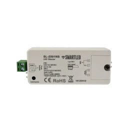 SMARTLED LED Dimmer Steuerung 1x8 A per PUSH DIM oder Funk-Fernbedienung – SL-2501NS