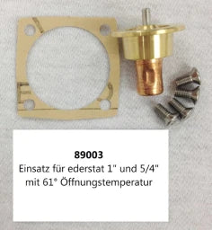 EDERHEIZUNG Eder Einsatz f.Ederstat Ladeventil 1"u.5/4" m.61Gr.Oeffungstemp.Nr.89003 – 89003
