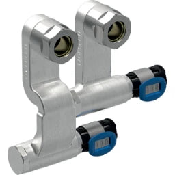 GEBERIT GE FlowFit An-T-Endstueck VL/RL SiBr d16 x 15mm, mit AnVerschraubung EK – 619.450.22.1