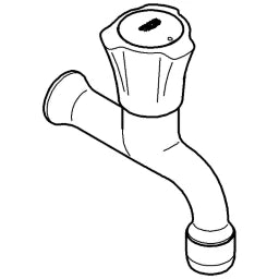 GROHE Grohe Costa L Auslaufventil Markierung blau, chrom – 30 098 001