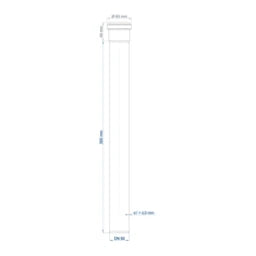 POLOPLAST PO Steckmuffenrohr POLO-KAL NG DN 50/500 – 02022