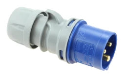 PC ELECTRIC CEE Stecker 16A 3pol 6h IP44, schraublose Klemme – 013-6TT
