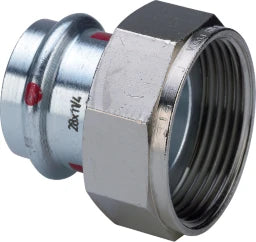 VIEGA Viega Verschraubung mit SC Prestabo 1163 in 28mm x G11/4 Stahl verzinkt – 559 205