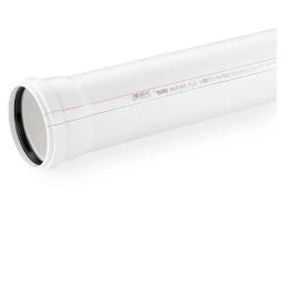 REHAU RAUPIANO PLUS Abflussrohr DN 50, Baulänge 1000 mm – 11201341222