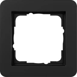 GIRA Abdeckrahmen 1f Gira E1 Schwarz m – 0211153