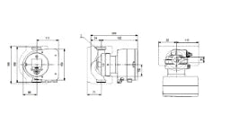 GRUNDFOS Grundfos Magna 3 Heizungspumpe 32-120 180 1x230V PN6/10 – 98609707