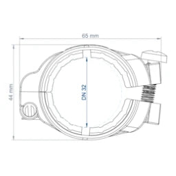 POLOPLAST PO Auszugsichere Verbindung POLO-KAL XS 3S DN 32 – 101750