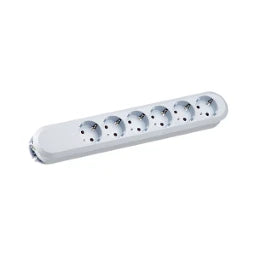 BACHMANN SMART Tischsteckdose 6-fach weiß ohne Zuleitung – 381.246K