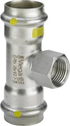 VIEGA Viega T-Stück mit SC Sanpress Inox G 0217.2 für Gas in 35mmxRp1/2x35mm edst. – 486 716