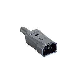 BACHMANN Kaltgerätestecker Typ 749 70°C 10A schwarz zentral – 915.171