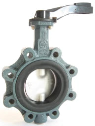 EBRO Ebro-Anflanschabsperrklappe Zo14 DN100 Code 3090AT, mit Raster, EPDM-Manschette – 3090AT/10/16/100_L