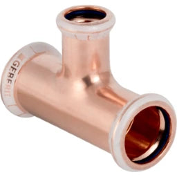 GEBERIT GE Mapress Kupfer T-Stk. FKM mit red. Abgang d28 x 22 x 28mm – 52366