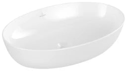VILLEROY&BOCH V&B Artis Aufsatz-Waschtisch 610x410mm o.Hahnlochbank o Ül Oval weiß – 41986101