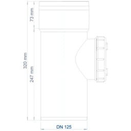 POLOPLAST PO Reinigungsrohr POLO-KAL XS DN 125 – 102345