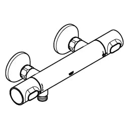 GROHE Grohe THM-Brausebatterie Grohtherm 500 34793 Wandmontage chrom – 34 793 000