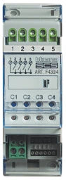 MyHOME-Heizungsaktor 4-fach für Stellant riebe und Fan-Coils – 2 TE DIN – F430/4