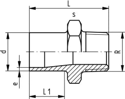 FISCHER GEORG GF Übergangsnippel PP-H d 32x1" AG – 727910558