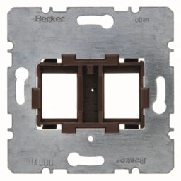 BERKER Tragring 2fach mit Aufnahme braun – 454107