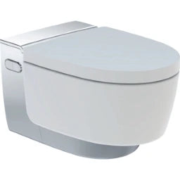 GEBERIT GE AquaClean Mera Classic, Wand-WC glanzchrom, Komplettanlage – 146.200.21.1