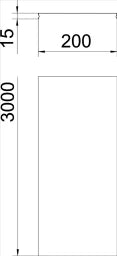 OBO Deckel rastbar für Gitterrinne 200x3000 Stahl bandverzinkt – 6001846