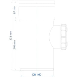 POLOPLAST PO Reinigungsrohr POLO-KAL 3S DN 160 – 102782