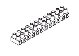 POLLMANN Reihenlusterklemme 1 - 4 mm², 12-polig weiß – 3700166
