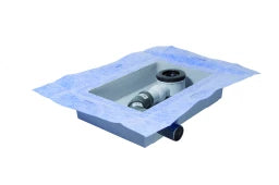 IDEAL-STANDARD Id.St. Ablaufbox normal mit Dichtfl. vorm.Bodenabl.,DN50,46x32x10cm Universal – K863267