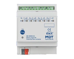 MDT KNX Binäreingang 8fach potentialfrei REG – BE-08000.02