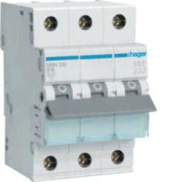 HAGER LS-Schalter 3 polig 6kA B-16A 3M – MBN316
